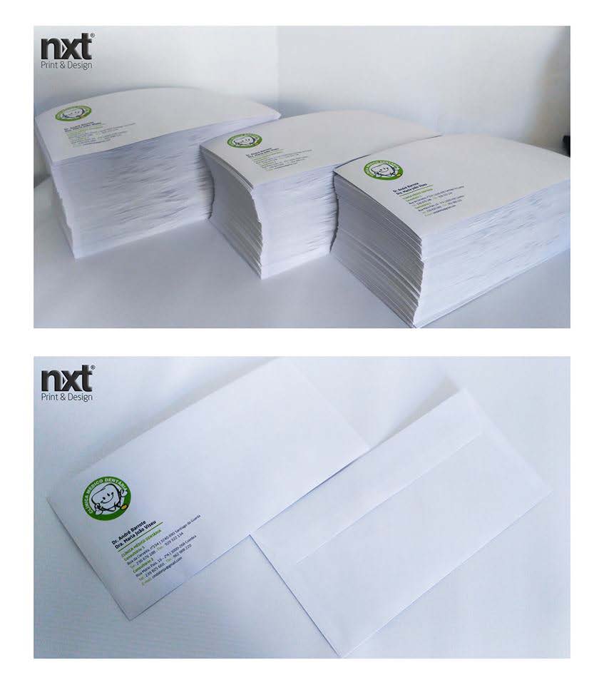 Envelopes e papel de carta personalizados