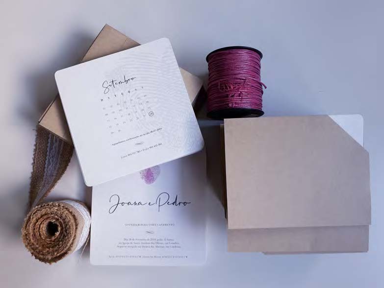 Convite de casamento personalizado